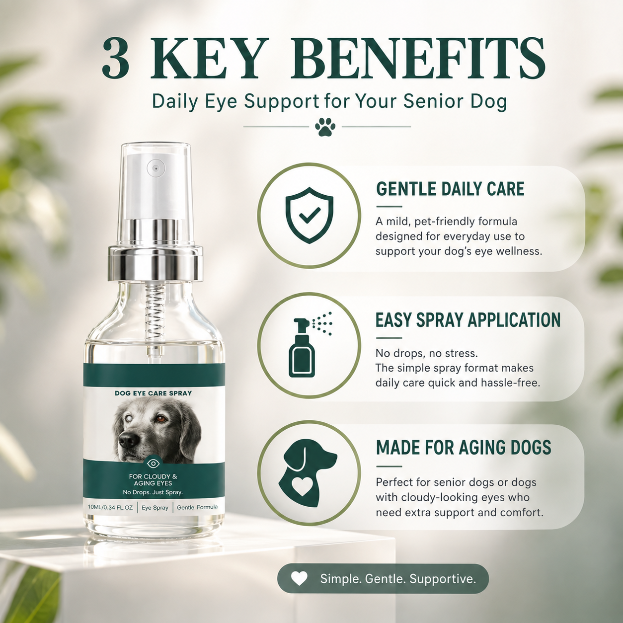💥50K+ PET PARENTS TRUSTED💕 - ChewRoutine™ Pet Lutein Eye Care Spray