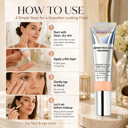 ChewRoutine™ Instant Face Tightener – Visible Smoothing in 60 Seconds, Progressive Results in 18 Days