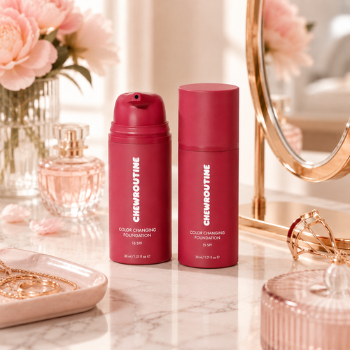 Chewroutine™ Adaptive Glow Foundation – A Monthly Ritual for Fresh-Looking Skin