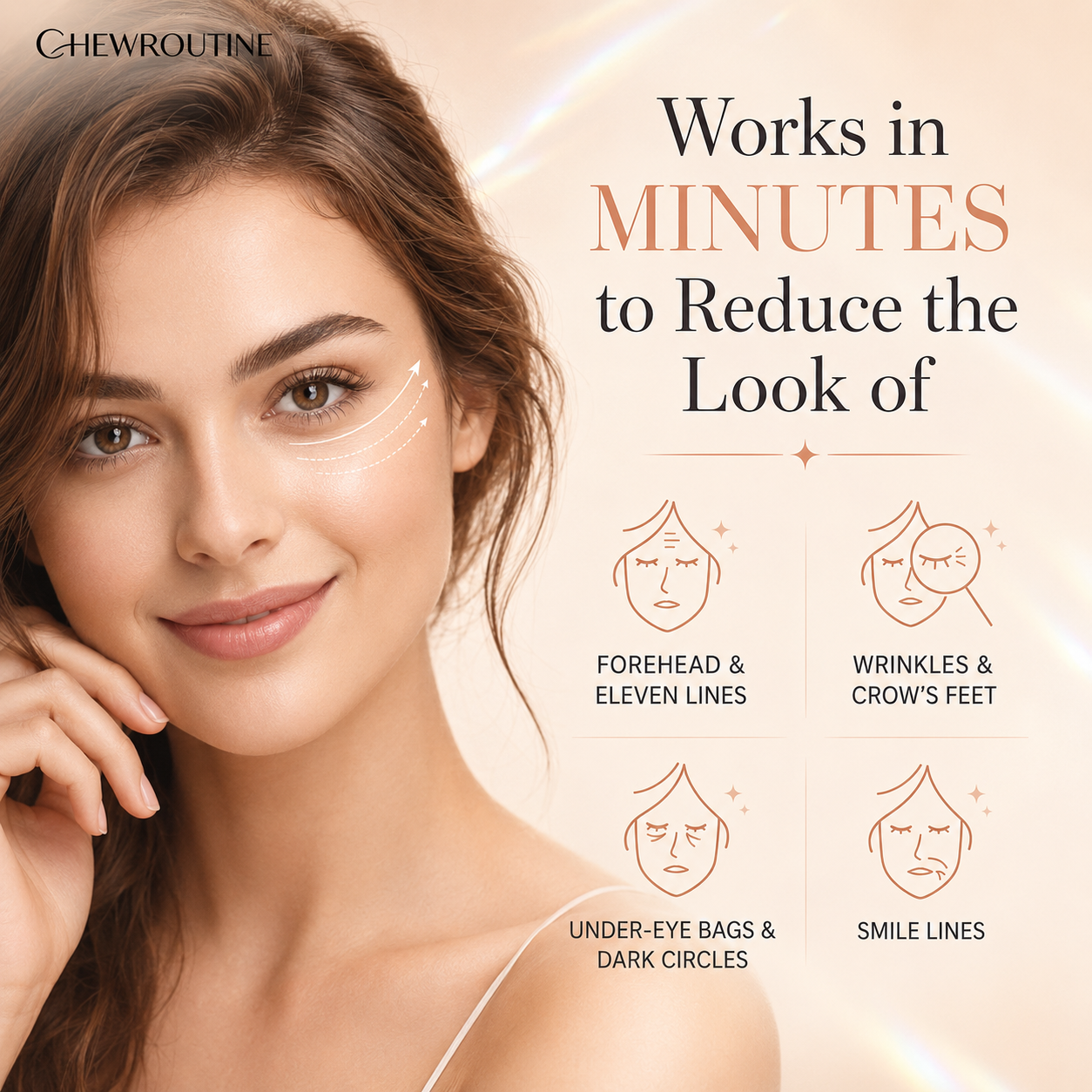 ChewRoutine™ Instant Face Tightener – Visible Smoothing in 60 Seconds, Progressive Results in 18 Days