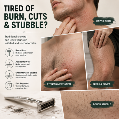 Chewroutine™ Natural Gentle Hair Removal Cream | For Women & Men, Sensitive Skin