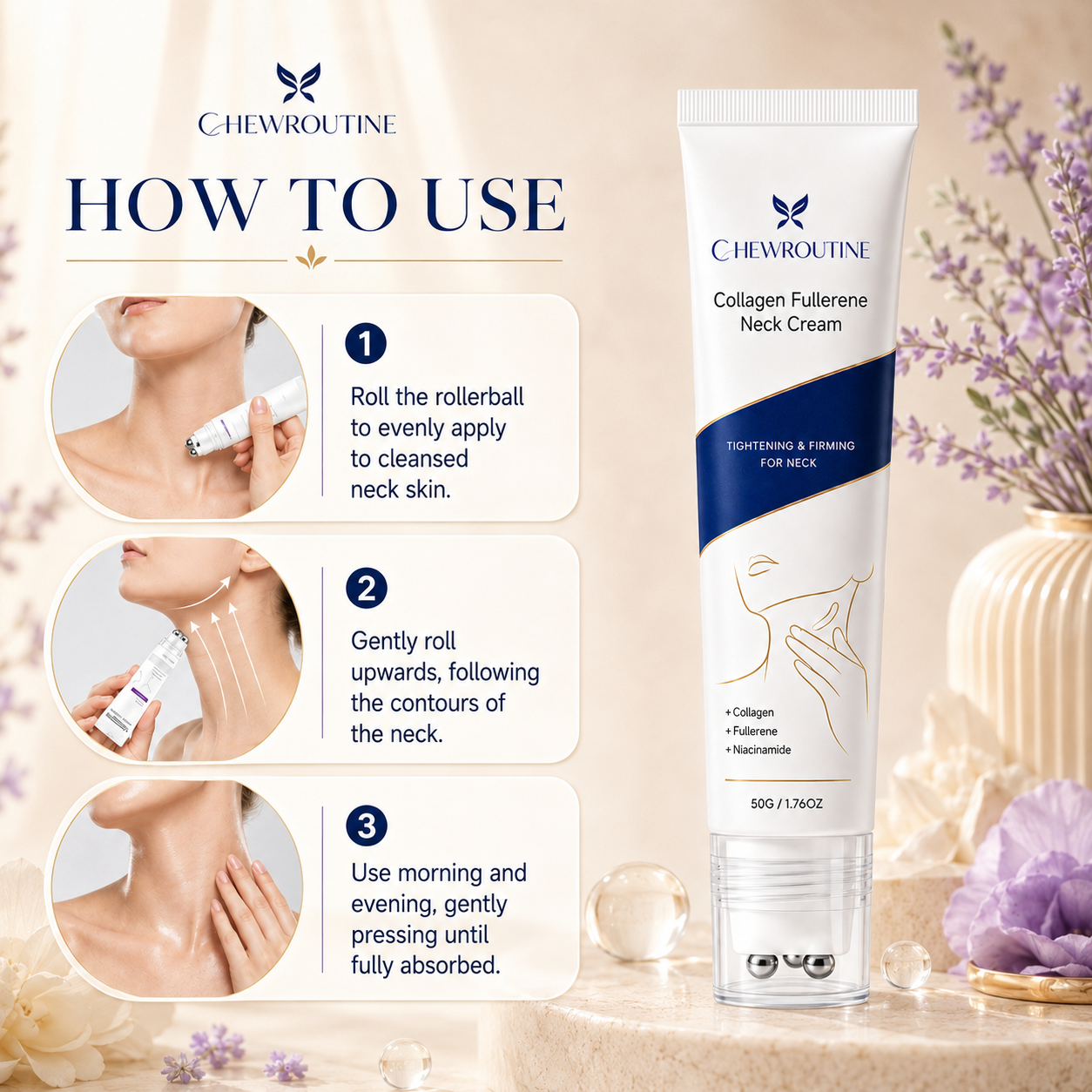 Chewroutine™ Anti-Wrinkle Neck Cream 🌿