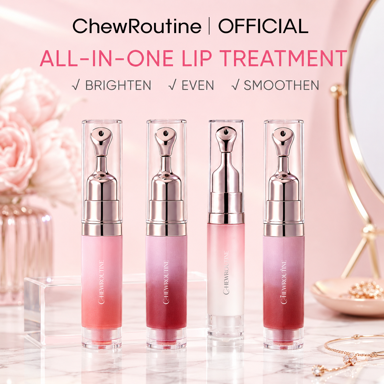 ChewRoutine™ Lip Radiance Serum – Brightening Moisture Care🔥🔥