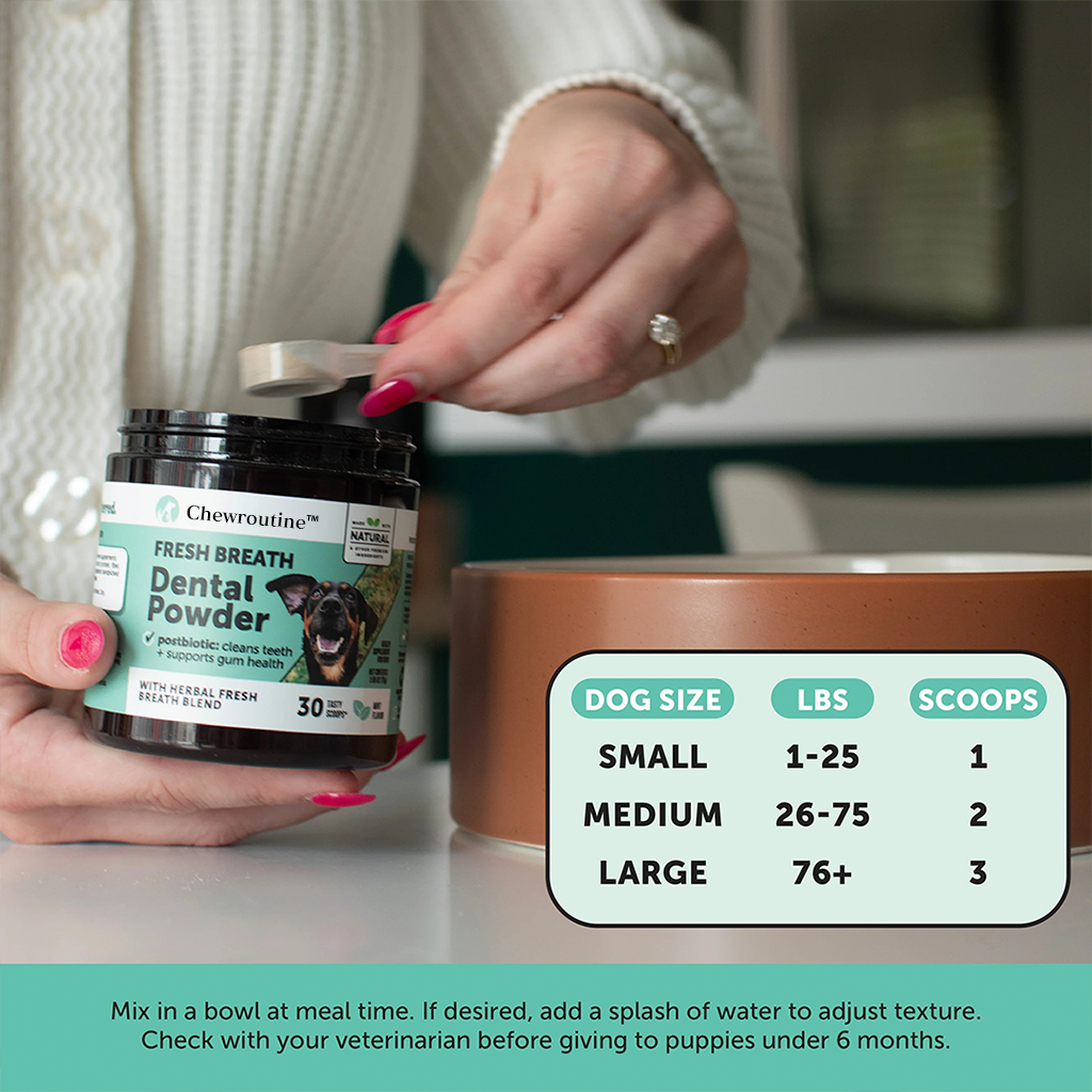 Fresh Breath Dental Powder for Dogs (60 servings)🦷