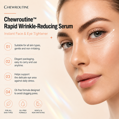 ChewRoutine™ Instant Face Tightener – Visible Smoothing in 60 Seconds, Progressive Results in 18 Days