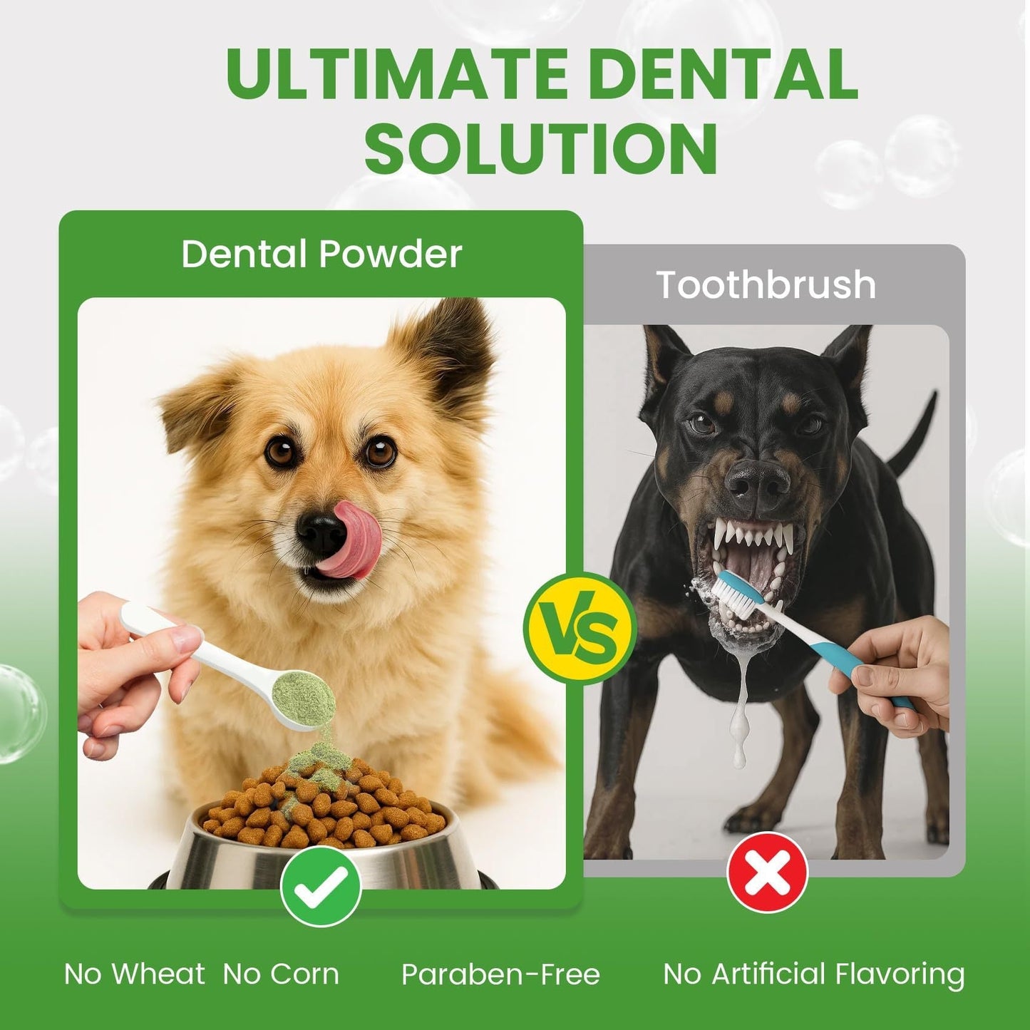 Fresh Breath Dental Powder for Dogs (60 servings)🦷