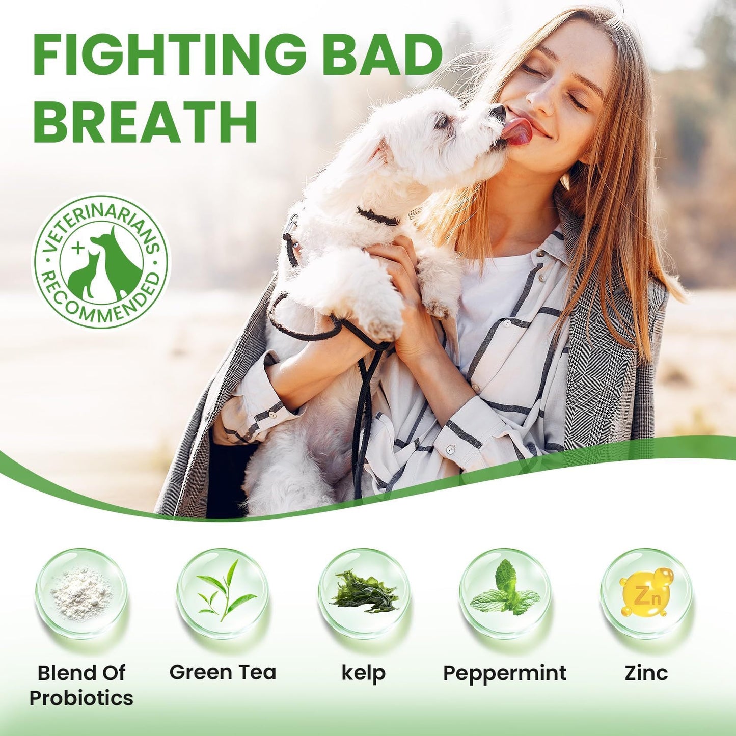 Fresh Breath Dental Powder for Dogs (60 servings)🦷