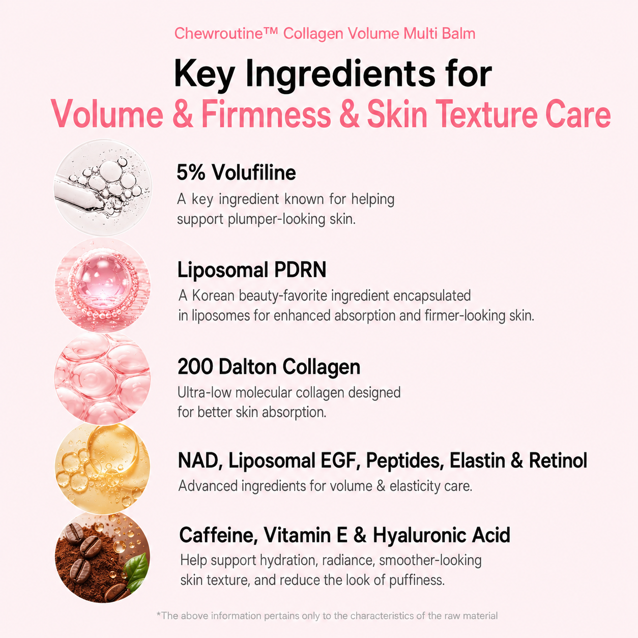 Chewroutine™ Pink Collagen Volume Balm Stick with 5% Volufiline 💖
